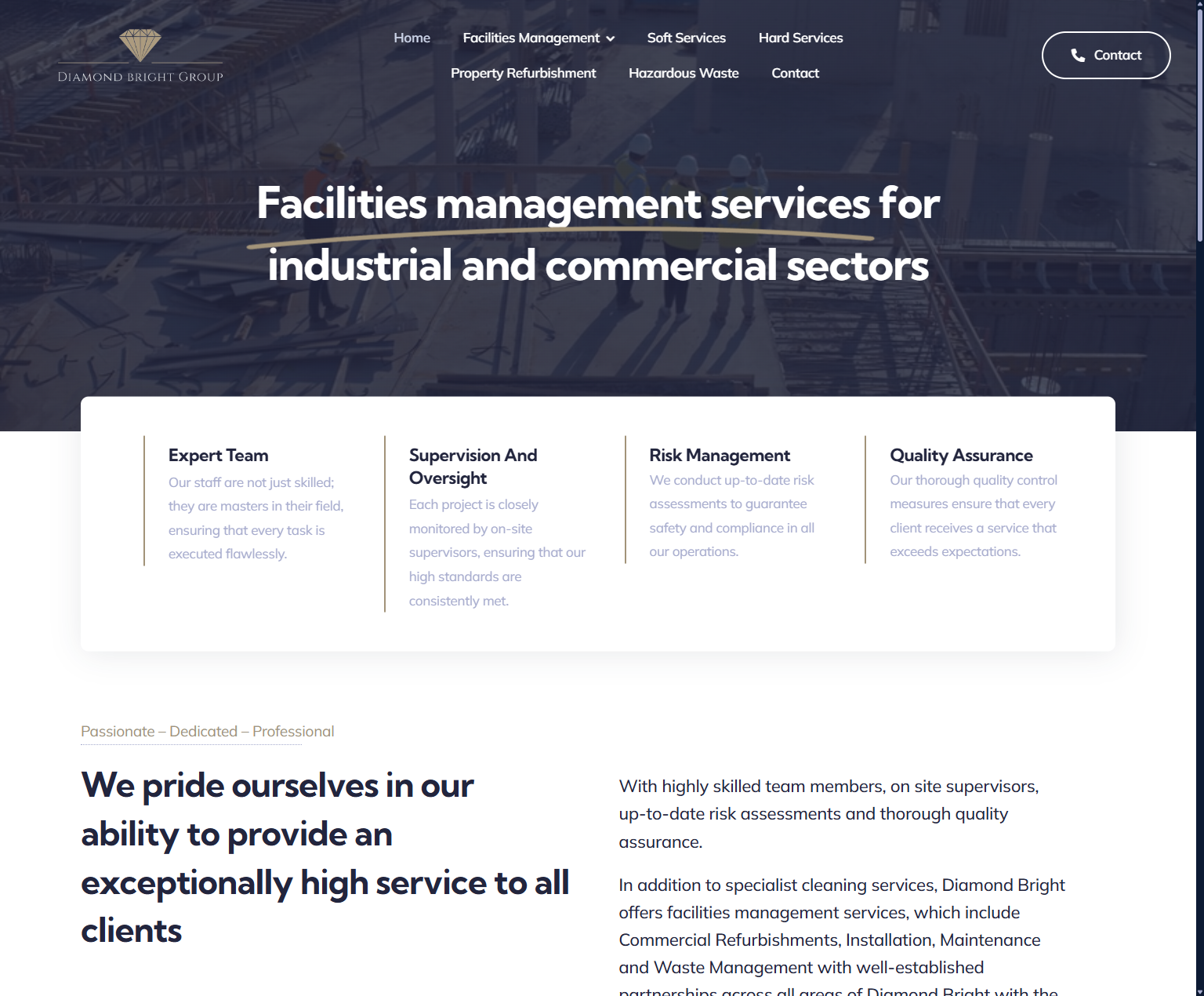 Diamond Bright Group project website