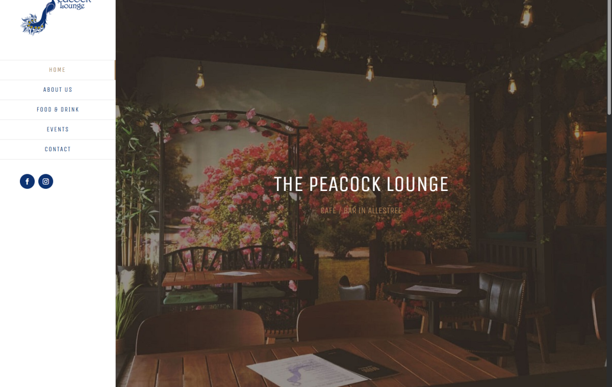 The Peacock Lounge project website