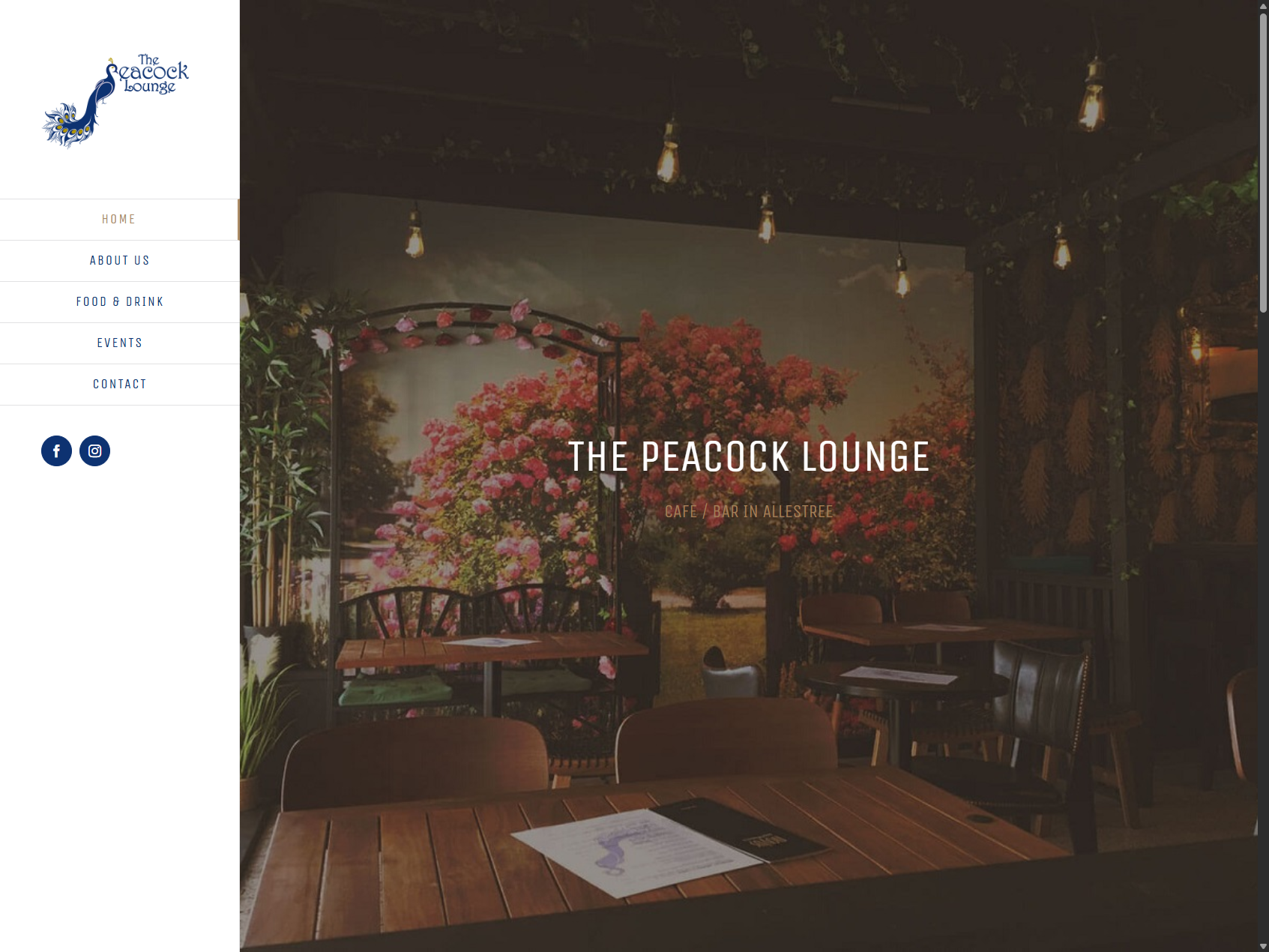 The Peacock Lounge project website